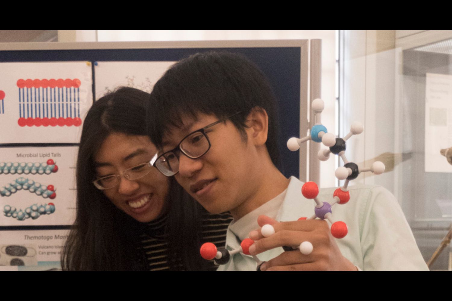 Study Days - students with DNA structure