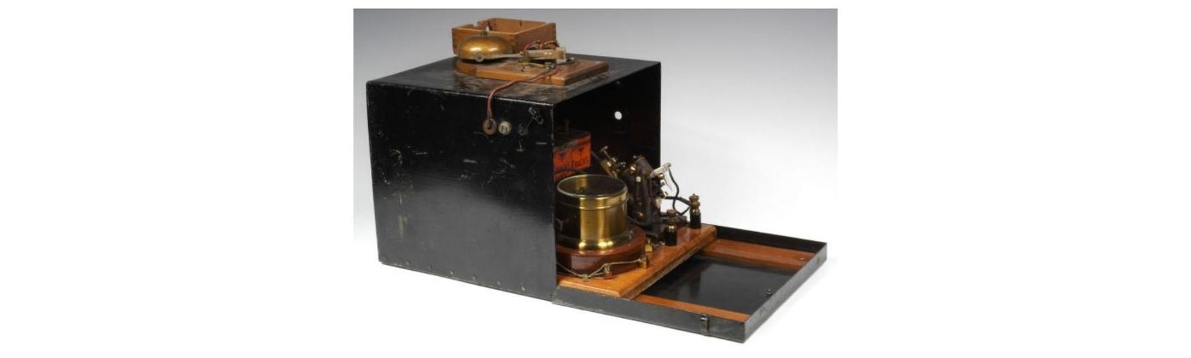86390 Marconi's Coherer Receiver, by Guglielmo Marconi, English, 1896