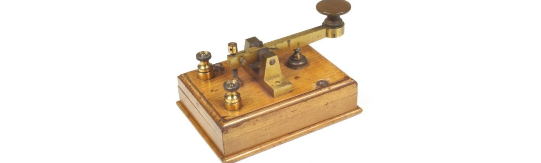 86892 Morse Key, by Marconi Company, English, c. 1900