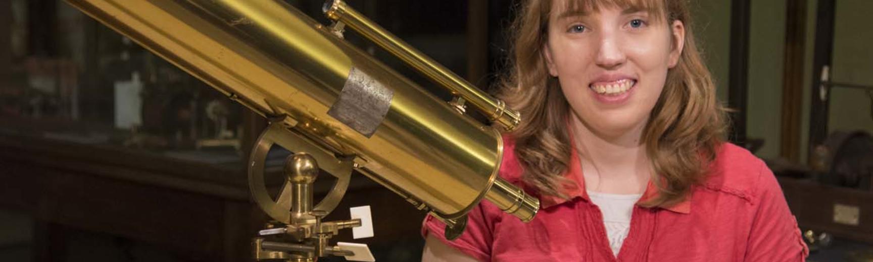 Gregorian cheap reflecting telescope