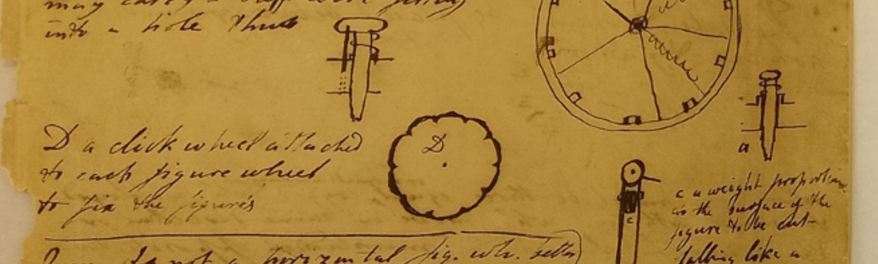Charles Babbage 1822 MS Buxton 9 2 1r 2r (Early designs)
