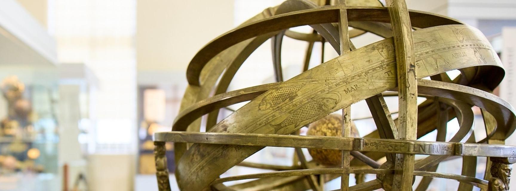 Armillary Sphere (70229) in the Top Gallery, History of Science Museum, University of Oxford (Photo by Ian Wallman)