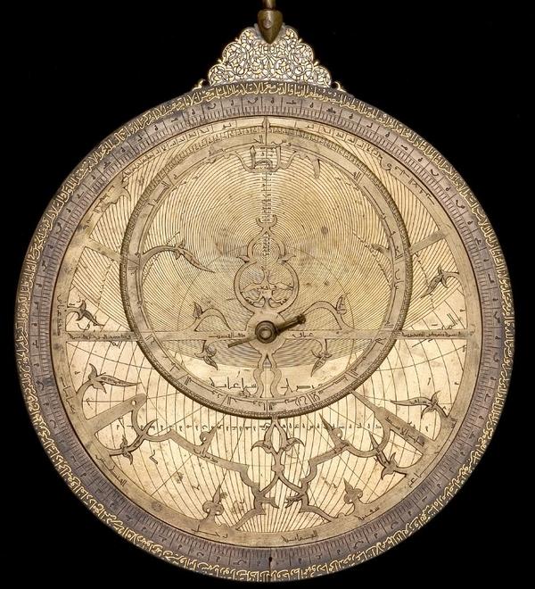 37148 Astrolabe with Lunar Mansions by Abd al Karim Jazira Mesopotamia 1227-8