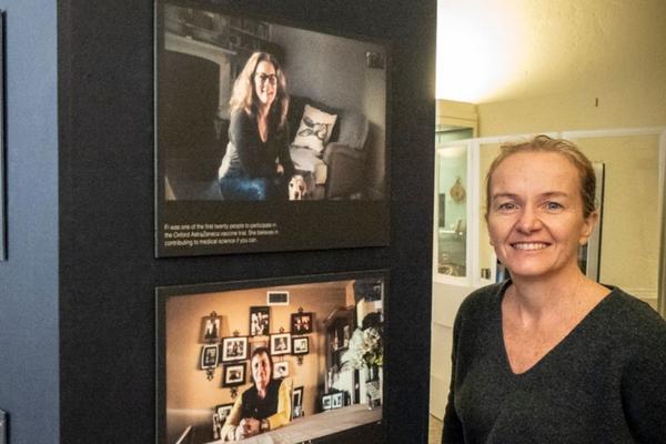 Vaccine Trials - In Science and Art with Fran Monks (Zoom portraits of vaccine trial volunteers)