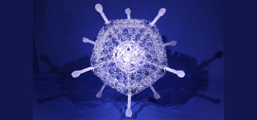 Luke Jerram's COVID-19 Vaccine glass sculpture 