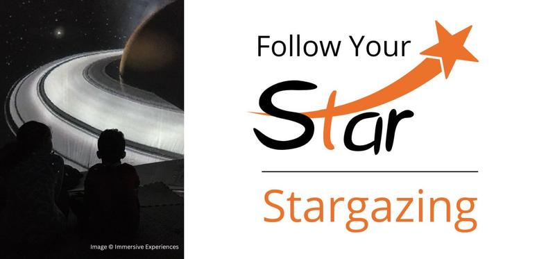 Follow Your Star - Planetarium Stargazing Rings of Saturn
