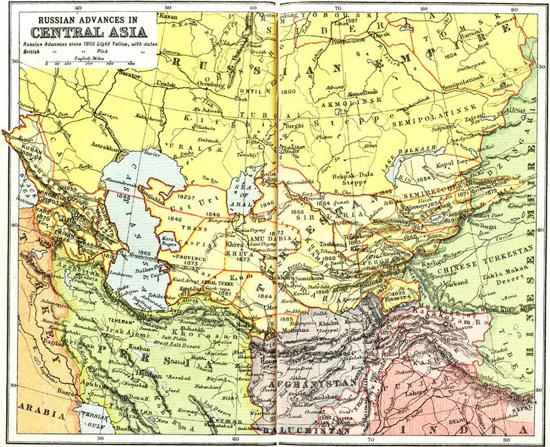 Russian and British Expansion in Central Asia, 1800–1912 Map courtesy FCIT Russian and British Expansion in Central Asia, 1800–1912 Map courtesy FCIT