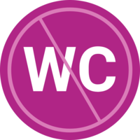 No Public Toilets icon (purple)